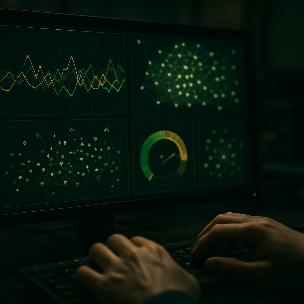 Data analytics dashboard illustrating HMRC CONNECT system data profiling methodology